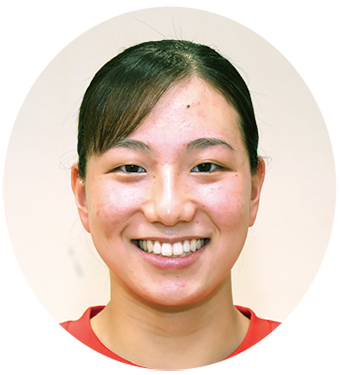 女子５０メートルバタフライで兵庫県新記録を樹立した舩本愛子さん