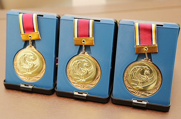 特選入賞者に贈られるメダル