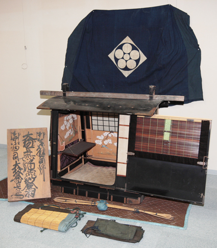 田淵家の納屋から見つかった駕籠