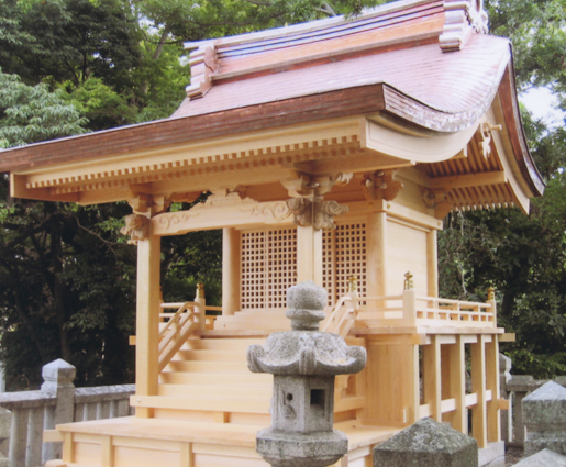 90年ぶりに改築された尾崎の塩釜神社
