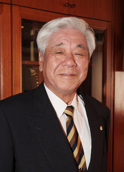 赤穂ライオンズクラブ新会長の山之口敏雄氏