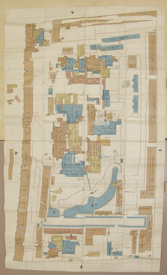 初めて見つかった赤穂浅野家江戸藩邸の絵図