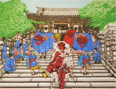 入選作の一つ「播州赤穂の獅子舞い・坂越」