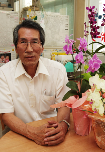 「ゆっくりでも確実に進みたい」と語る赤穂ライオンズクラブ会長の平治孝允氏