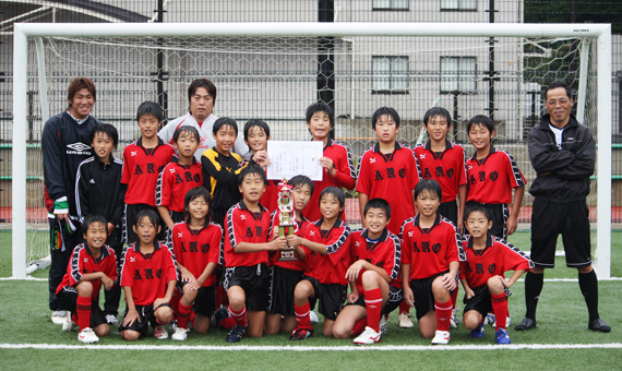 チーム創設18年目で初めて西播磨予選を制した赤穂サッカースポーツ少年団