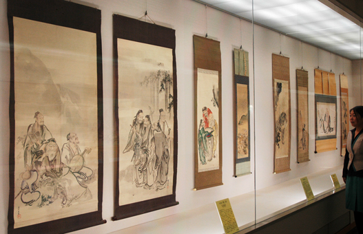 田淵記念館で開催中の長安周得展