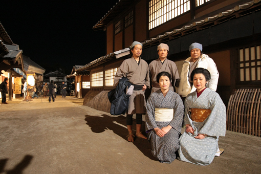 映画「最後の忠臣蔵」の撮影に参加したエキストラのみなさん