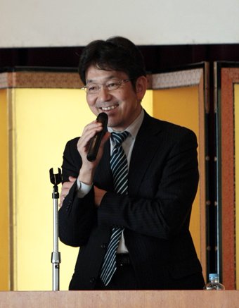 今年の政治経済動向について語った杉尾秀哉氏