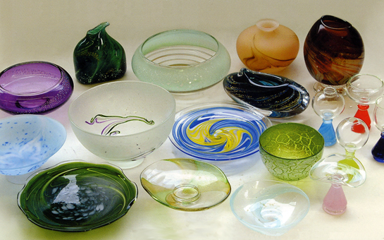 川原有造さんのガラス工芸作品