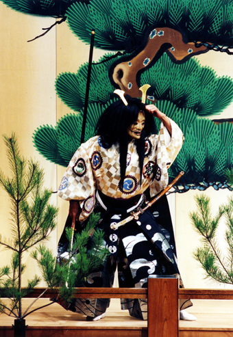 「第3回赤穂大石神社薪能」で演じられる「船弁慶」の一場面