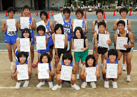 総体の個人種目で優勝したみなさん