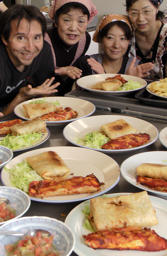 メキシコ料理を体験したふれあい交流会