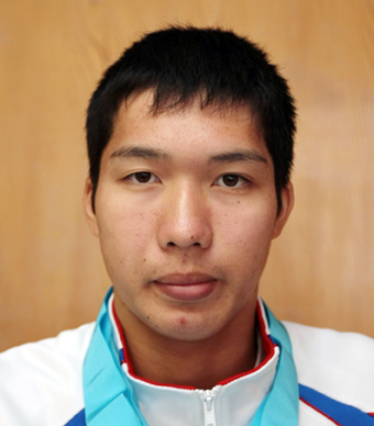 初出場で少年男子50メートルバタフライ3位に入賞した松原彰儀選手