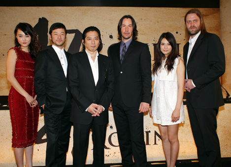 ロンドンで行われたハリウッド版忠臣蔵映画「47RONIN」の製作発表