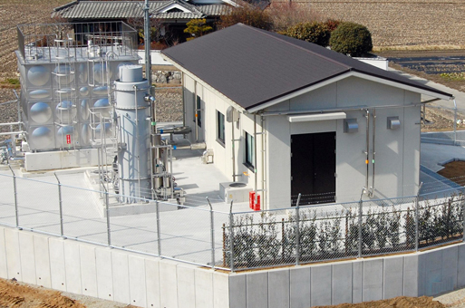 設備更新をした東有年浄水場