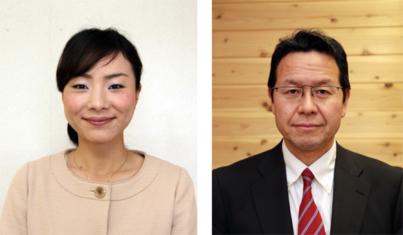 兵庫県議選の赤穂市・赤穂郡選挙区への立候補を表明している=右から=長岡壮壽氏、鉄山万里子氏