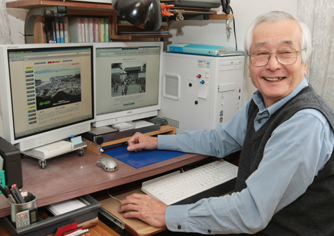 赤穂の定住促進PRサイトを開設した越智通彦さん
