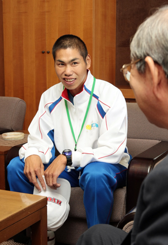 全国障害者スポーツ大会へ初出場する黒川武文選手