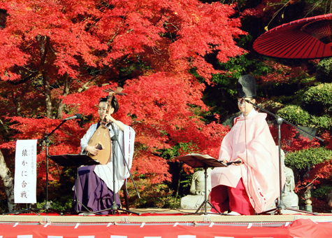 昨年の「清林寺もみじ祭り」の様子=同寺提供