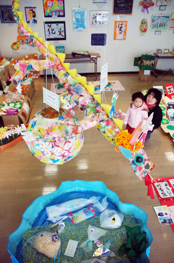 子どもたちの個性が光るふれあい作品展
