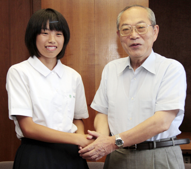 全国中学総体で活躍が期待される市川華愛選手