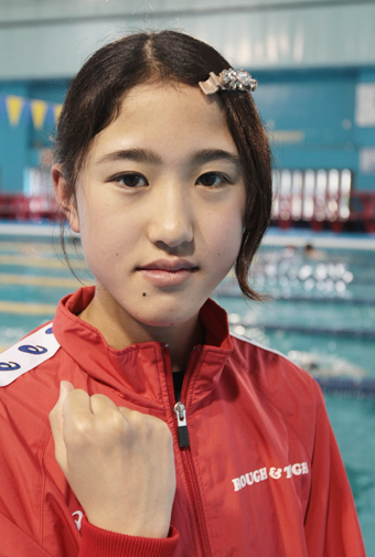 全国JOC水泳のエントリーを6季連続に伸ばした前田美玖選手