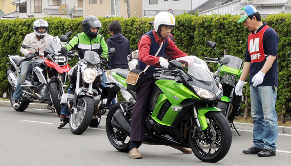 複数車種を体感できて好評だったバイク試乗会