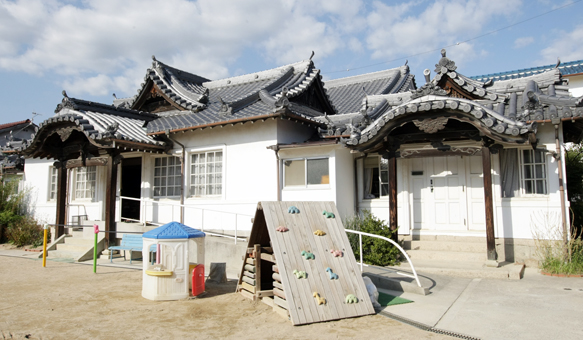 老朽化のため解体された和風建築仕様の礼拝堂