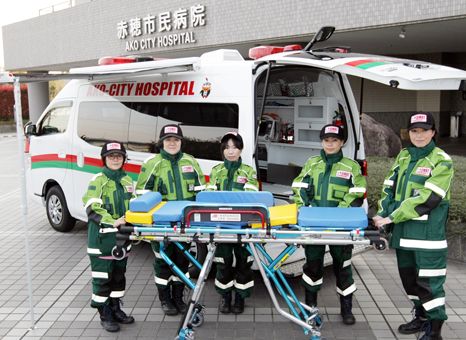 赤穂市民病院の災害派遣医療チームに導入されたDMATカー