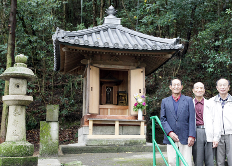 下高谷自治会によって改修された常楽寺