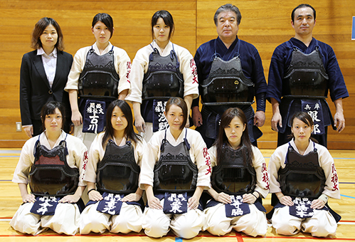 2年連続6度目の全国大会出場を決めた関西福祉大学剣道部女子