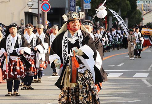 松平健さんが2年連続で義士行列に出演した赤穂義士祭