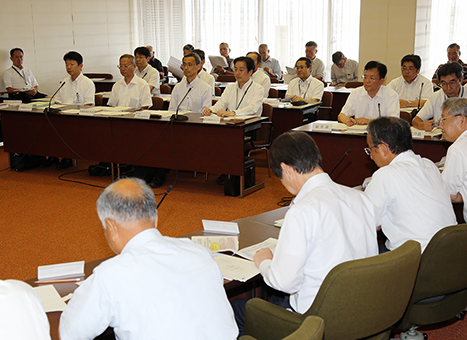 赤穂発電所の燃料転換計画について関西電力に説明を求めた議員協議会