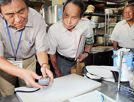 赤穂食品衛生協会が行った巡回指導