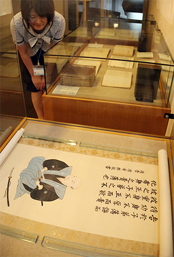 没後330年記念の山鹿素行コーナー