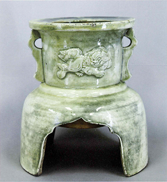 不老門形花入 大嶋黄谷作(西光寺蔵)