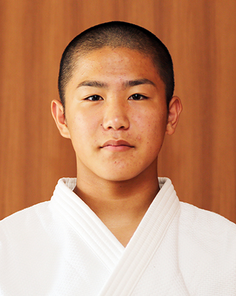 全中柔道男子60キロ級で3位に輝いた竹内龍生君