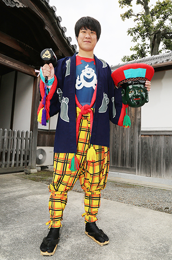 大黒舞の後継者として期待が集まる小川剛さん