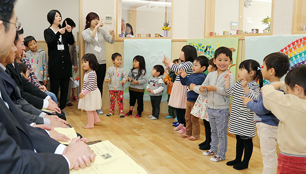 赤穂市内初の民間認可保育園として4月からオープンする「あおぞら保育園」の竣工式