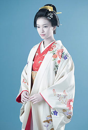 NHK土曜時代劇『忠臣蔵の恋』でヒロインを演じる武井咲さん(C)NHK