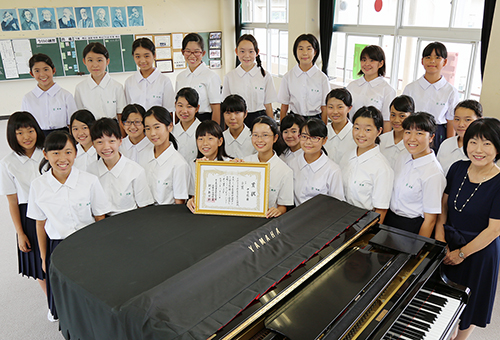 県合唱コンクール金賞で関西大会に18年ぶり出場を決めた赤穂東中学校音楽部