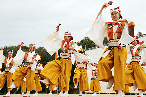 華麗な演舞で盛り上がった「赤穂でえしょん祭り」