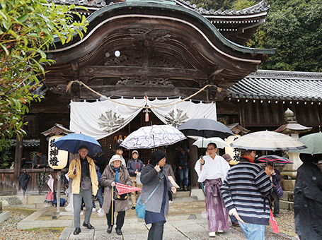 秦氏ゆかりの神社を訪ねた史跡探訪会