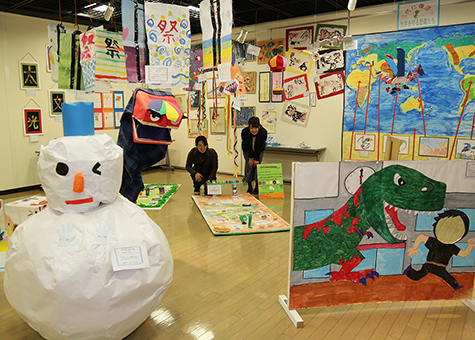 子どもたちの感性と表現が光るふれあい作品展