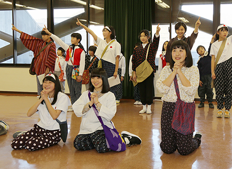 定期演奏会へ向けたミュージカルの稽古