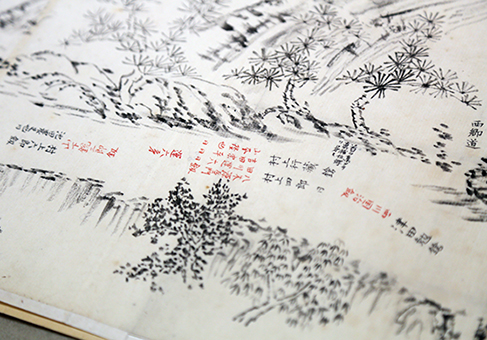 「高野の仇討」の現場図=部分