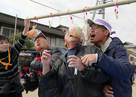 楽しく交流した西町自治会のミニ運動会