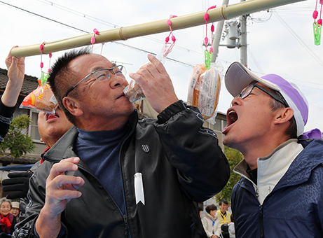 楽しく交流した西町自治会のミニ運動会