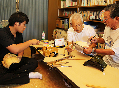 製作中の様子=2018年8月