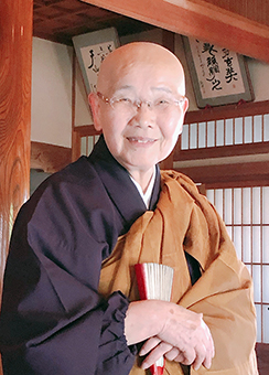 第2回講座の講師、藤本恵祐・普門寺住職